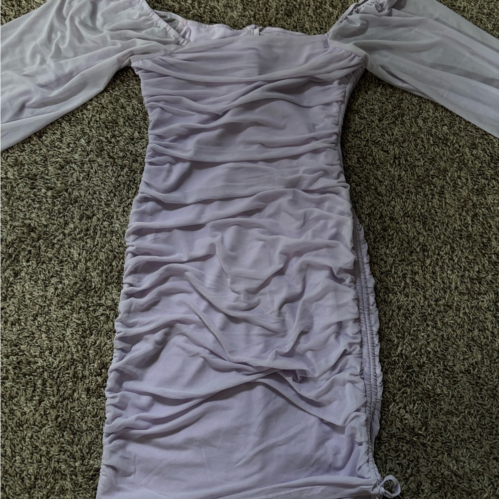 Off Shoulder Dress | Lavender